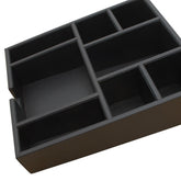 Black Leatherette Condiment Tray